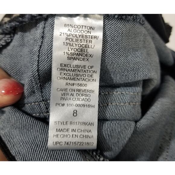 Democracy Jeans Womens 8 Blue Skinny Ab Solution Stretch Dark Indigo B1176KAN - Picture 7 of 12